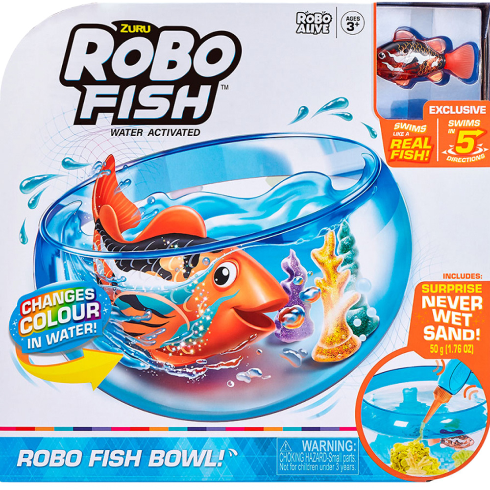 Игровой набор PETS & ROBO ALIVE РОБОРЫБКА В АКВАРИУМЕ (7126)