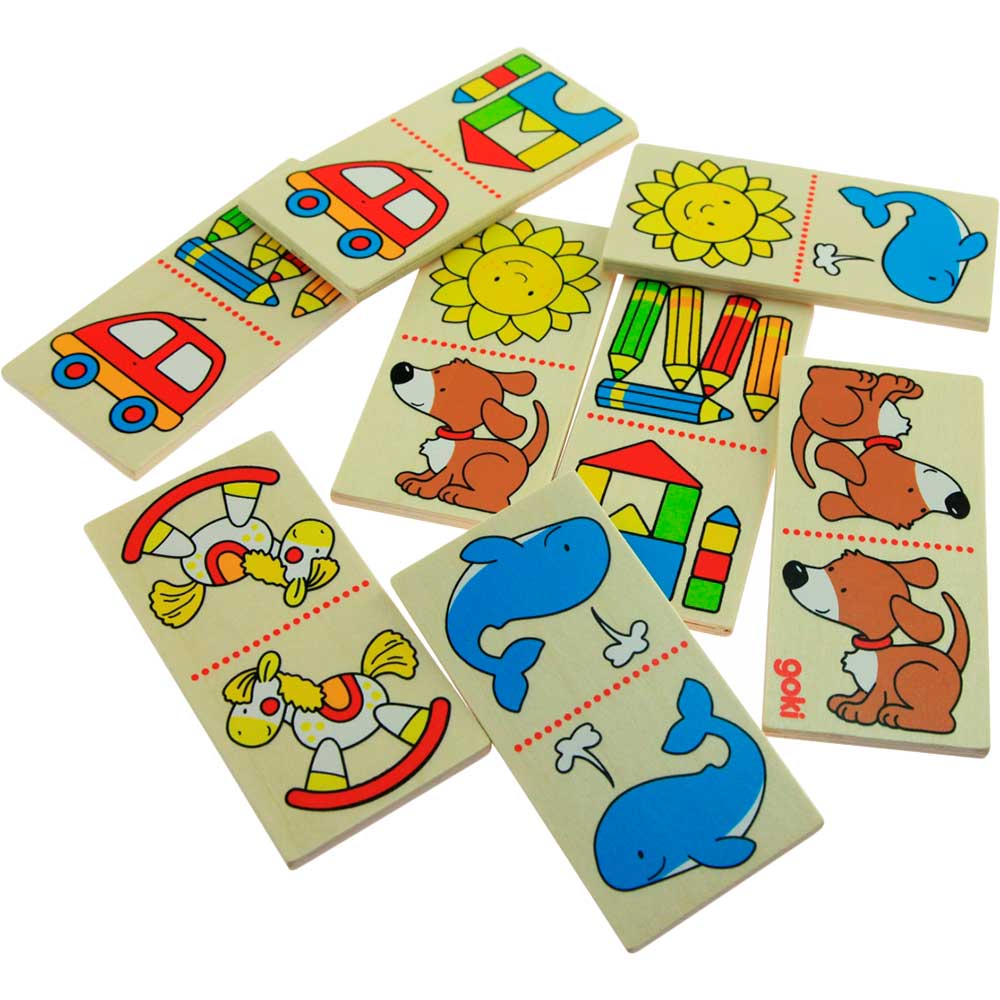 

Настольная игра GOKI Мое первое домино (56696), Мое первое домино (56696)