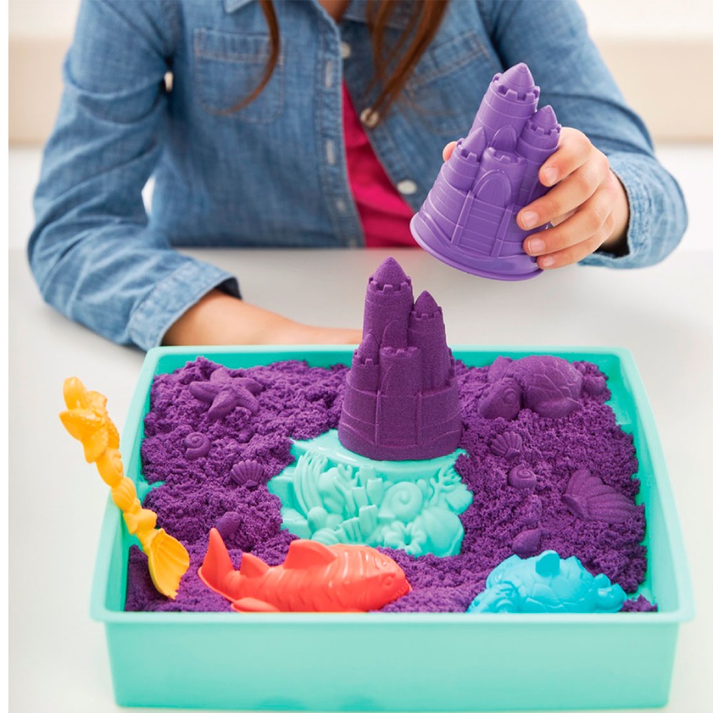 Фото Набор кинетического песка KINETIC SAND Замок из песка (71402)