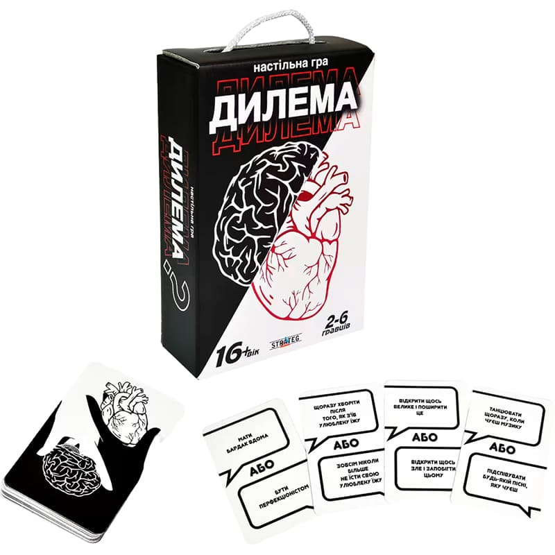 Настольная игра STRATEG Дилемма (30397) Предмет изучения логика 