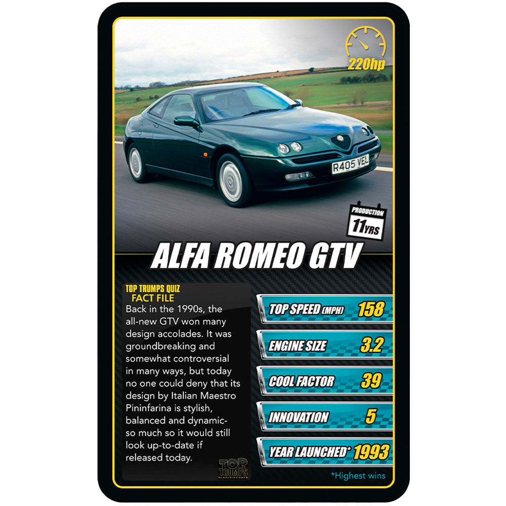 Настільна гра WINNING MOVES TOP TRUMPS Sports Cars ver. EN (WM01608-EN1-6) Для кого для хлопчиків