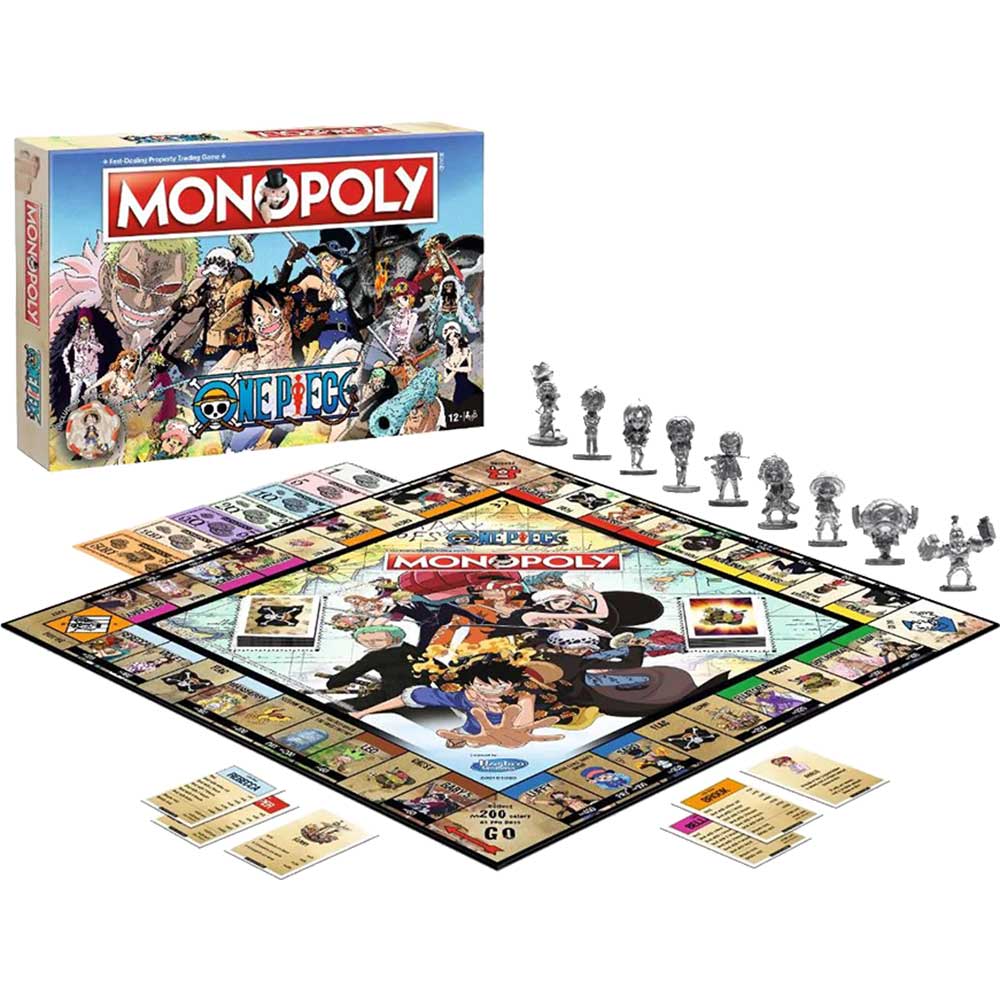 Настольная игра WINNING MOVES ONE PIECE Monopoly (36948) Возраст от 12 лет 