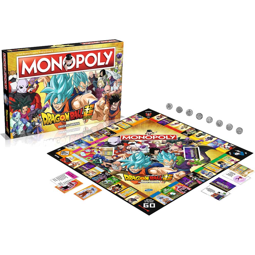 Настольная игра WINNING MOVES DRAGON BALL Super Monopoly EN (4095) Возраст от 12 лет 
