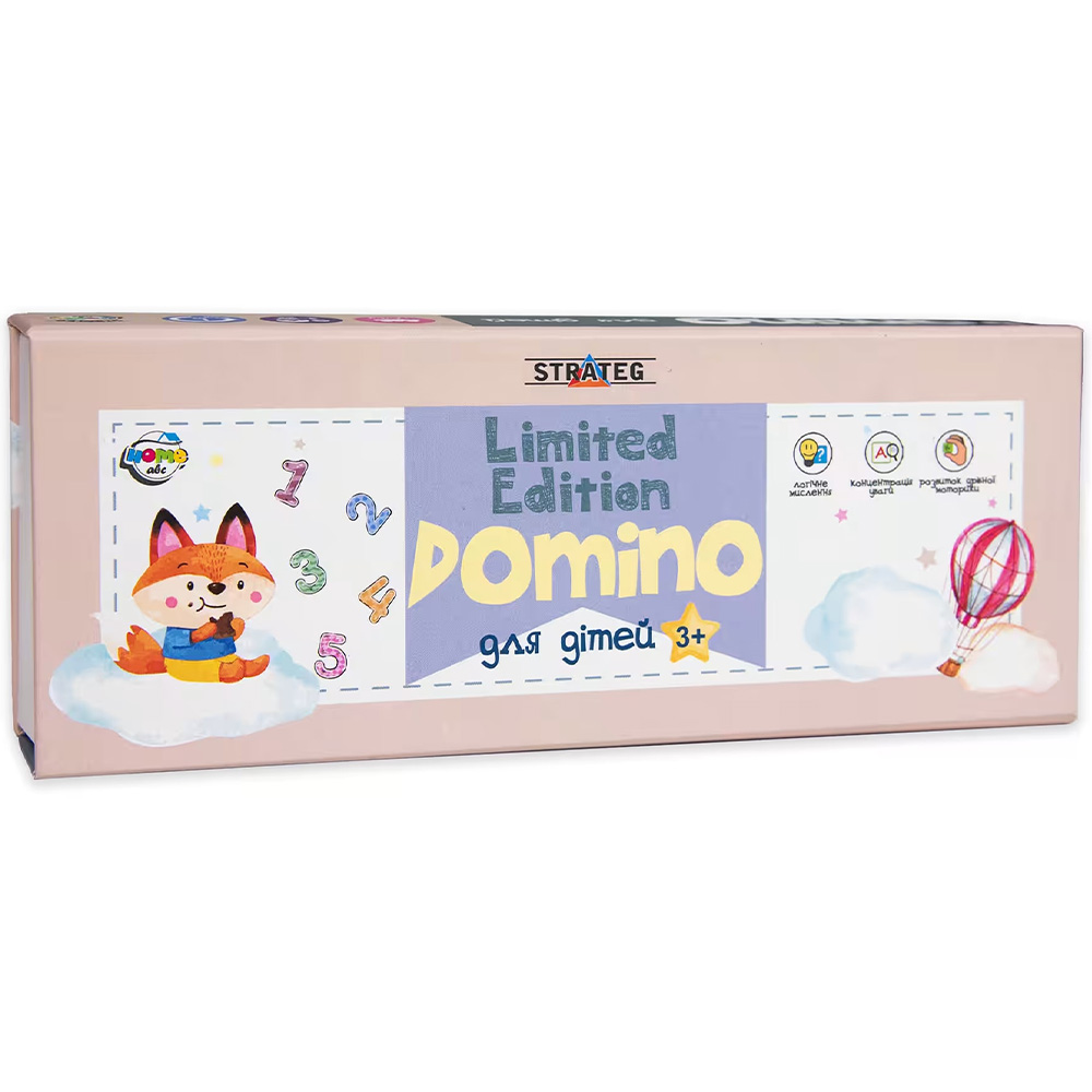 Настольная игра STRATEG Domino Limited edition укр (30737)