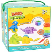 Набор для творчества STRATEG Мистер тесто Dino World на украинском языке (41012)