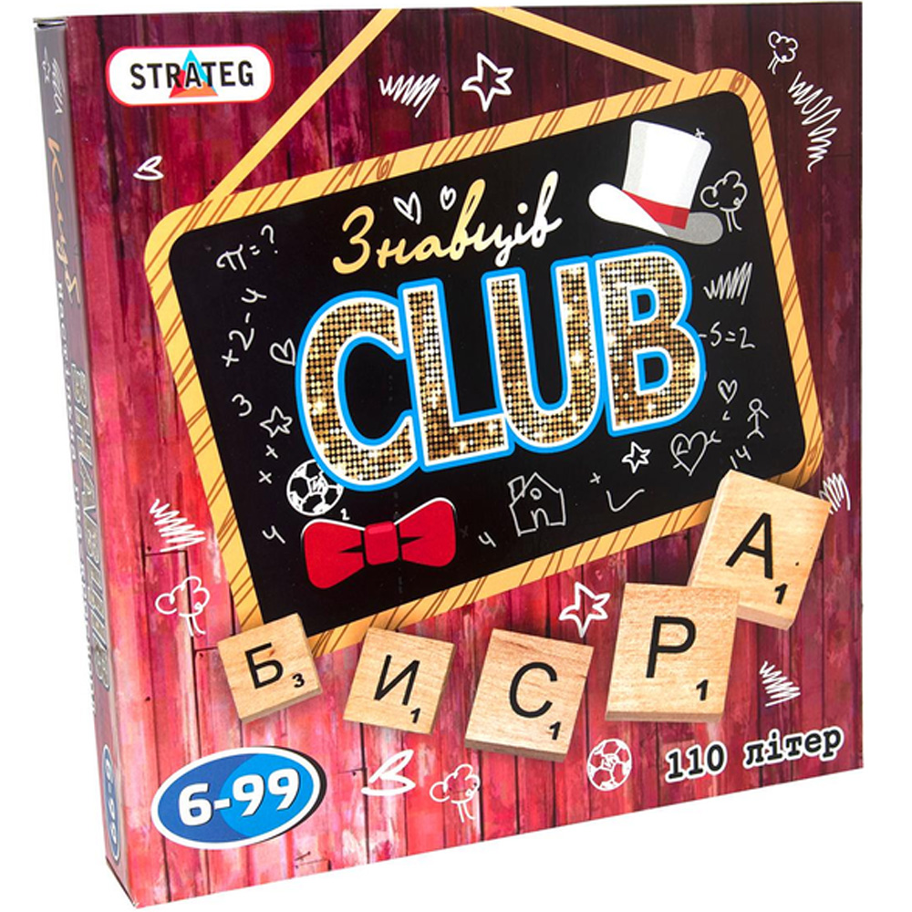 Настольная игра STRATEG Знатоков CLUB (702)