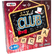 Настольная игра STRATEG Знатоков CLUB (702)