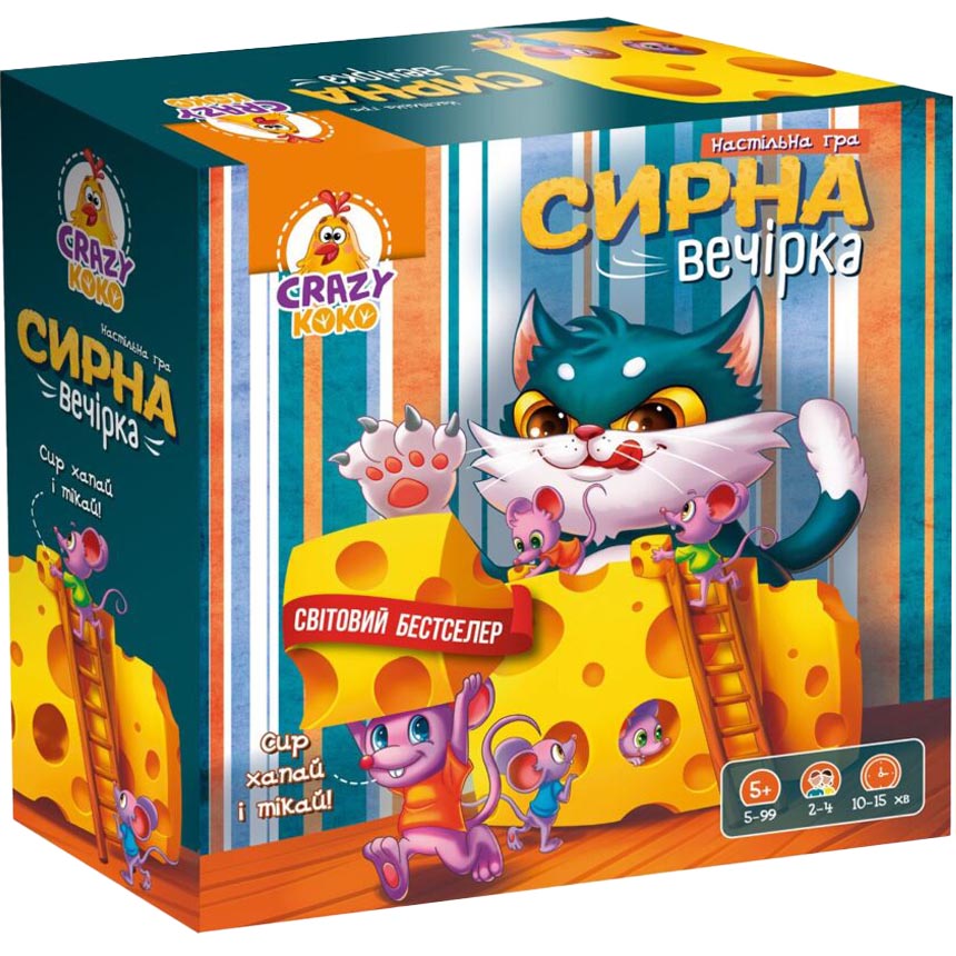 Настольная игра VLADI TOYS Сырная вечеринка (VT8055-38)