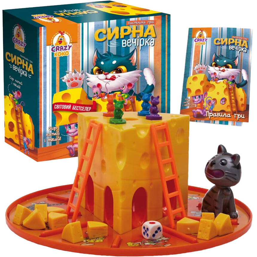 Настольная игра VLADI TOYS Сырная вечеринка (VT8055-38) Для кого универсально