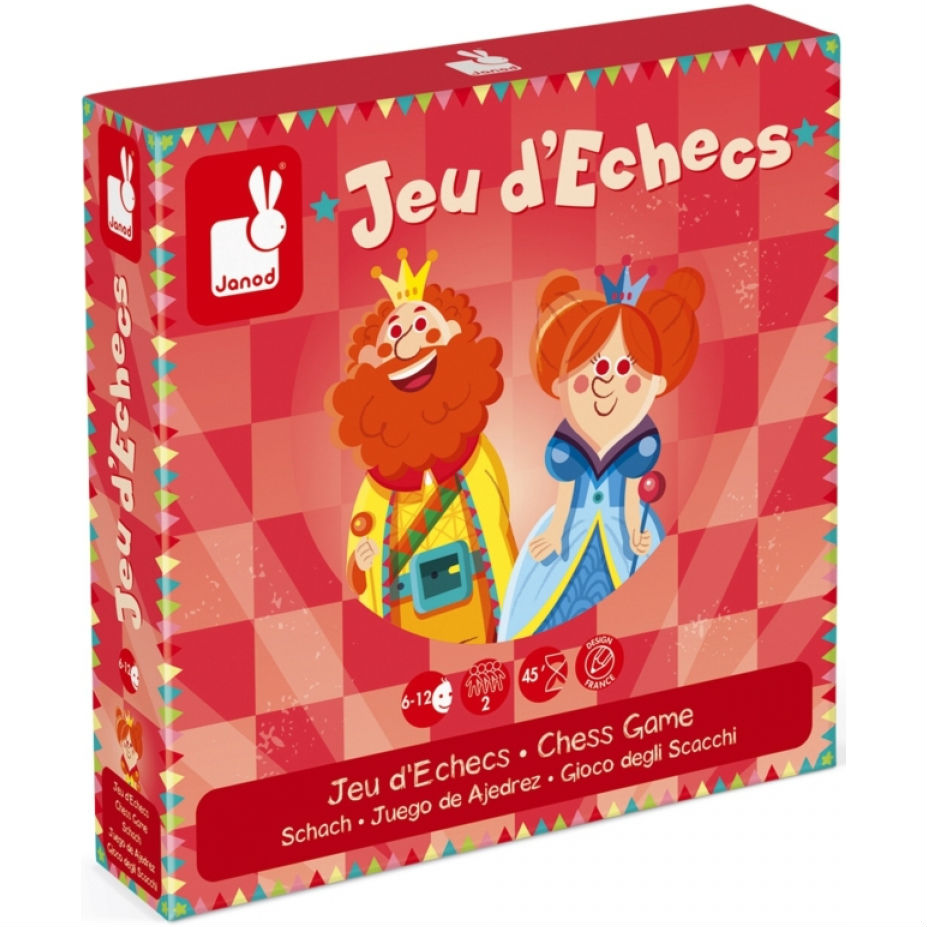 Настольная игра JANOD Шахматы (J02745) Возраст от 6 лет 