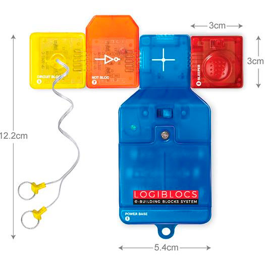 Набір для досліджень 4M Logiblocs Розумні схеми (00-06806) Предмет вивчення логіка