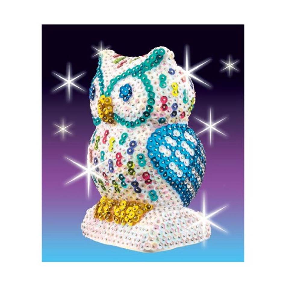 Набор для творчества SEQUIN ART 3D New Owl (SA1409) Возраст от 8 лет 