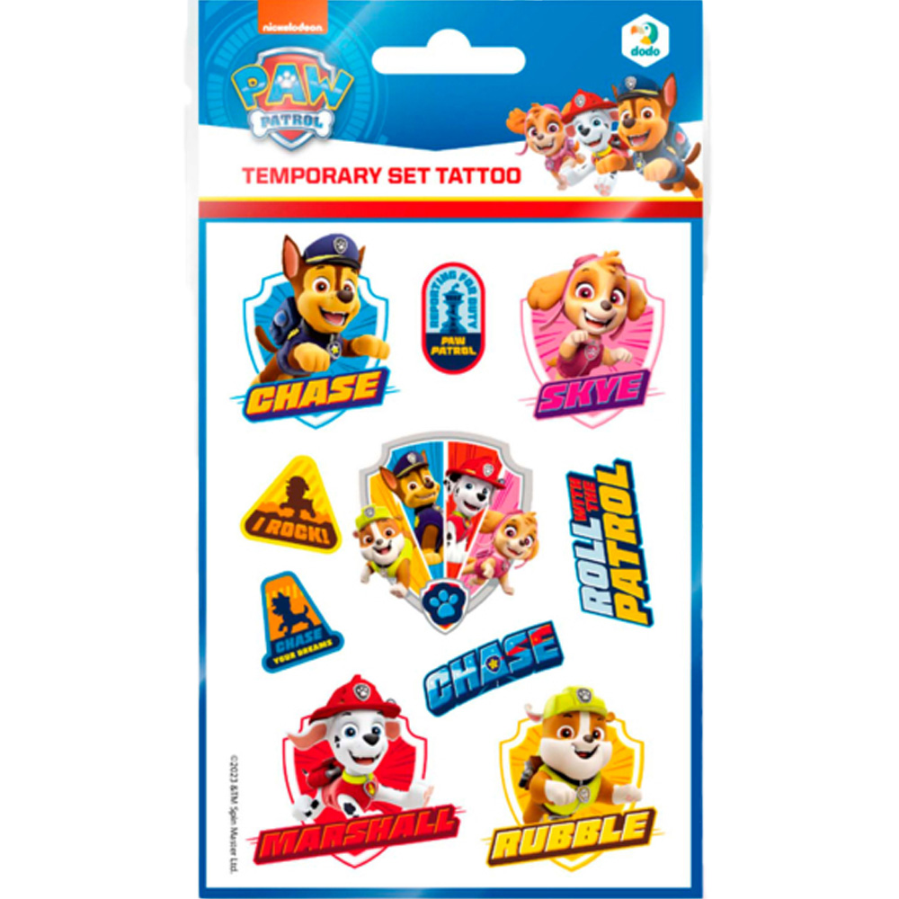 Набір тимчасових татуювань DODO Paw Patrol (200435)