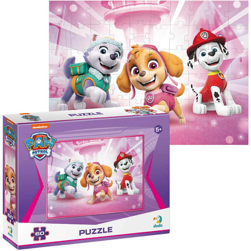Пазл Dodo Paw Patrol 60 элементов (200148) Для кого универсально
