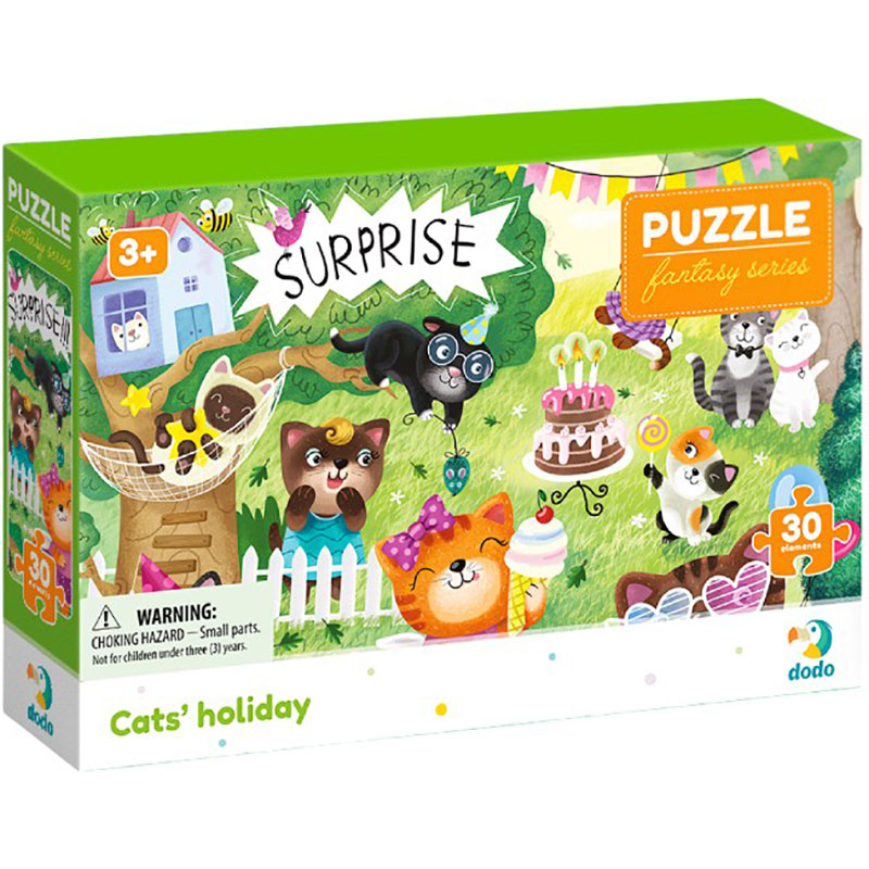 Пазл Dodo Праздник котиков 30 элементов (300417)