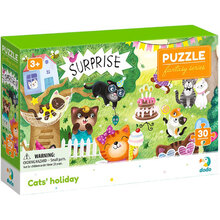 Пазл Dodo Праздник котиков 30 элементов (300417)