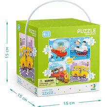 Пазл DoDo Транспорт 6 в 1 (300132) Пазл DoDo Транспорт 6 в 1 (300132)