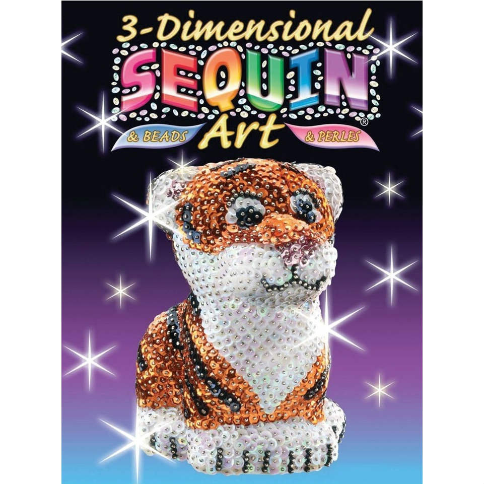 Набор для творчества SEQUIN ART 3D Tiger (SA1122) Для кого универсально