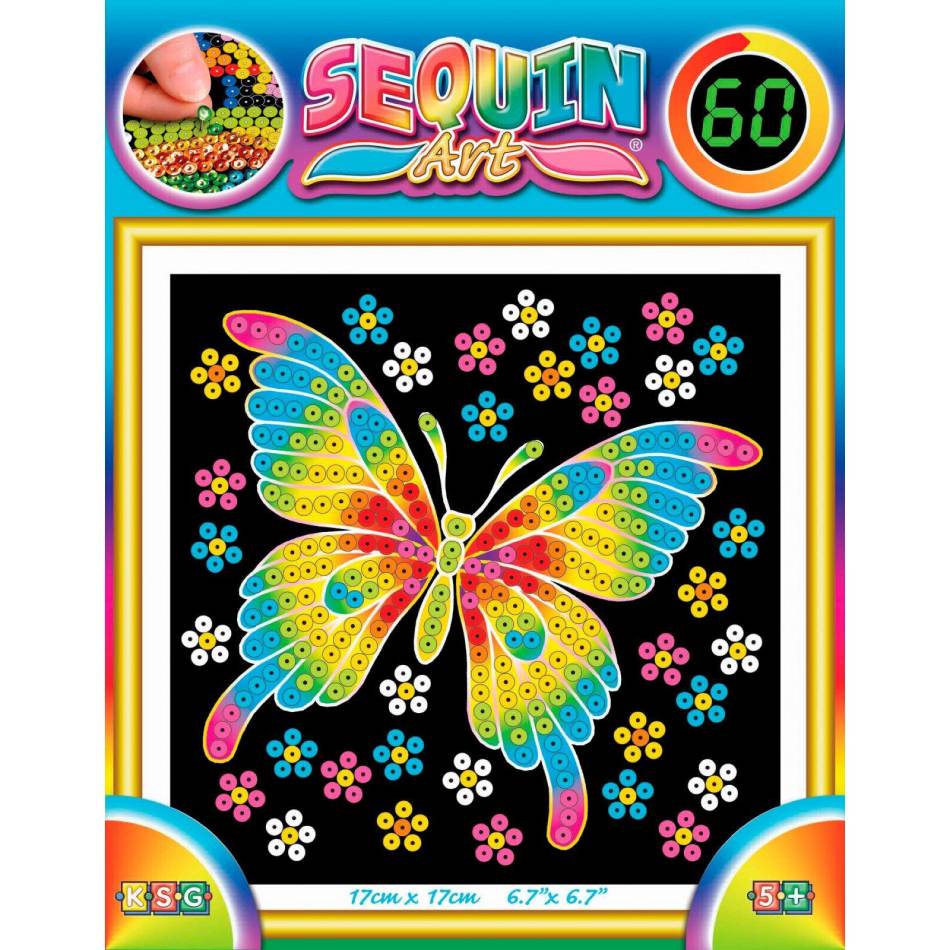 

Набор для творчества SEQUIN ART 60 Butterfly (SA1325), 60 Butterfly SA1325