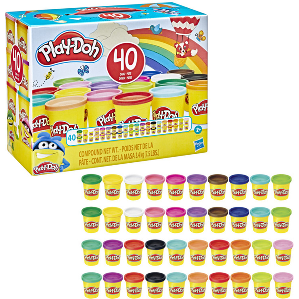 Набор для творчества PLAY-DOH Пластилин 40 баночек (E9413) Возраст от 3 лет