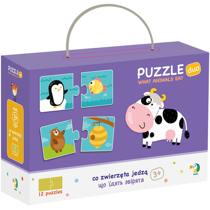 Пазл DODO Duo Кто что ест 24 эл (300118) Пазл DODO Duo Кто что ест 24 эл (300118)
