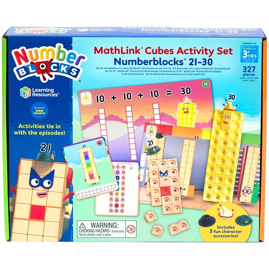 Игровой набор LEARNING RESOURCES Numberblocks Учимся считать 21-30 Mathlink (HM96321-UK)