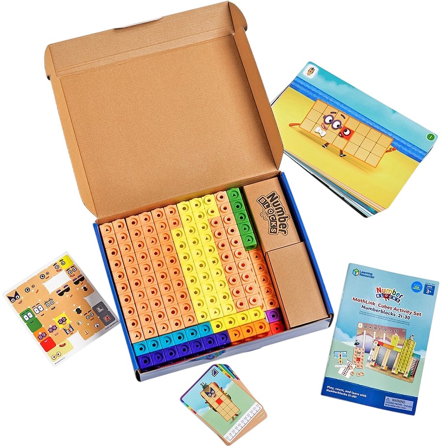 Ігровий набір LEARNING RESOURCES Numberblocks Вчимося рахувати 21-30 Mathlink (HM96321-UK) Предмет вивчення математика 