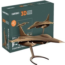 3D-пазл CARTONIC F-16 FIGHTING FALCON 301 элемент (CARTF16)