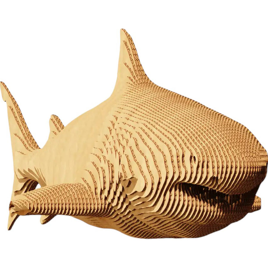 Картонный 3D пазл CARTONIC Shark (CARTSHARK) Пазлы трехмерный