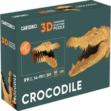 Картонный 3D пазл CARTONIC Crocodile (CARTCROC)