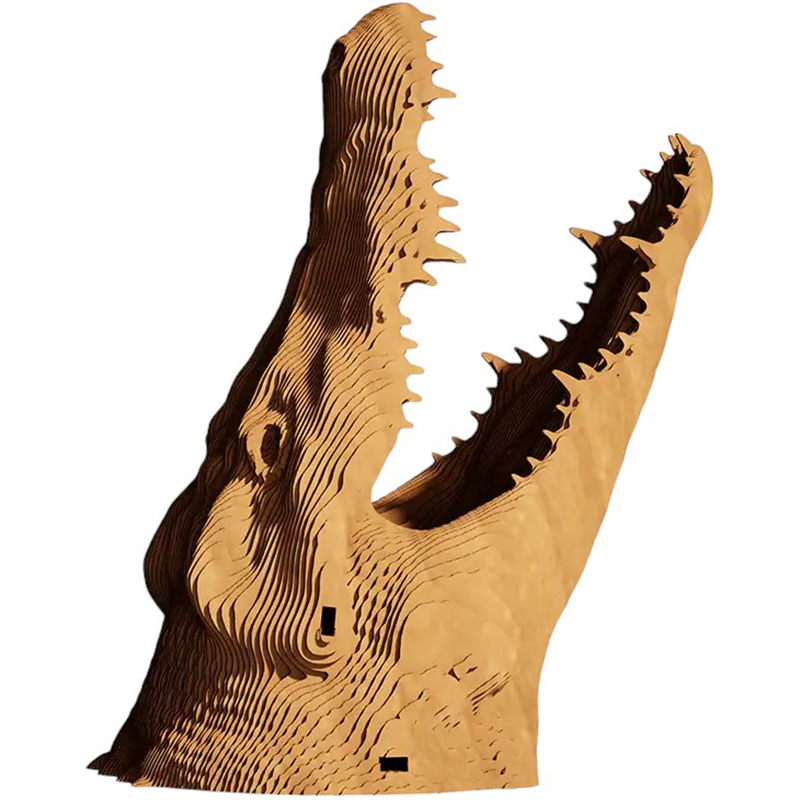 Картонный 3D пазл CARTONIC Crocodile (CARTCROC)