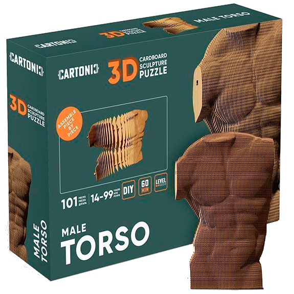 3D пазл CARTONIC TORSO M 101 ел (CARTTORS) Вік від 14 років