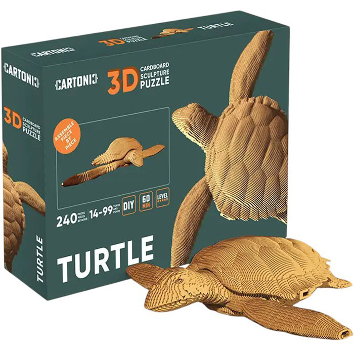 Заказать Картонный 3D пазл CARTONIC Turtle (CARTTURT)