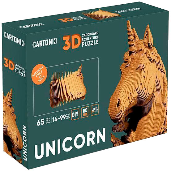 3D пазл CARTONIC UNICORN 65 ел (CARTUNI) Пазли тривимірний