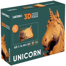 3D пазл CARTONIC UNICORN 65 эл (CARTUNI)