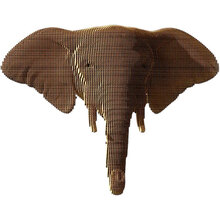 Картонный настенный 3D пазл CARTONIC Elephant (CWELEP)