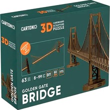 3D пазл CARTONIC GOLDEN GATE BRIDGE 63 ел (CARTGGB)