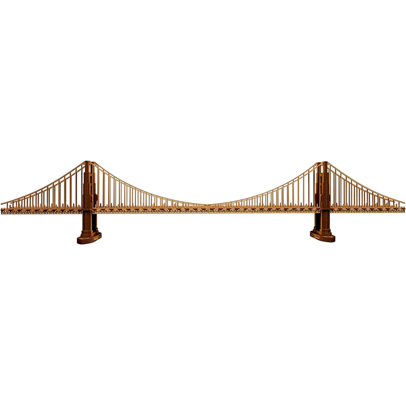 3D пазл CARTONIC GOLDEN GATE BRIDGE 63 эл (CARTGGB)