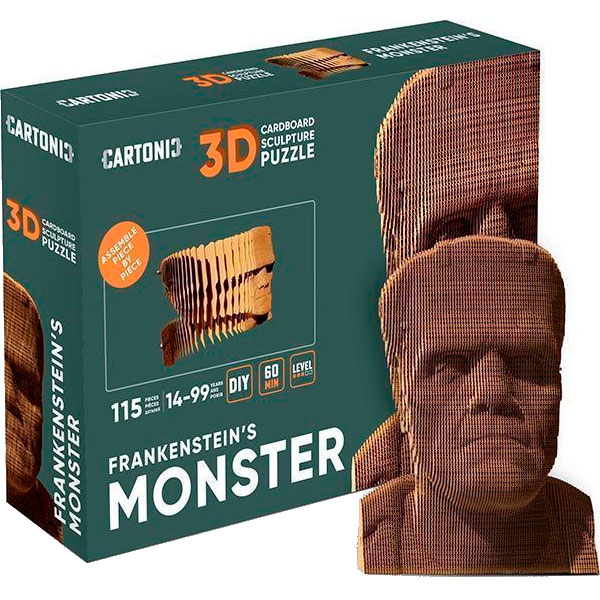 3D пазл CARTONIC FRANKENSTEIN’S MONSTER 115 эл (CARTFRANK) Для кого универсально