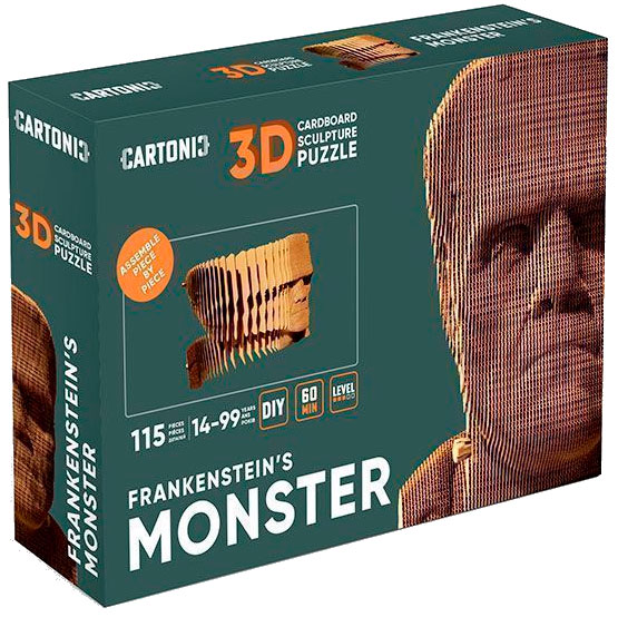 3D пазл CARTONIC FRANKENSTEIN’S MONSTER 115 эл (CARTFRANK) Возраст от 14 лет 