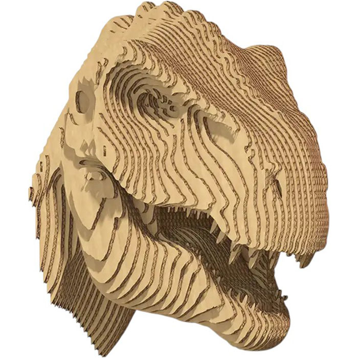 Картонный настенный 3D пазл CARTONIC T-REX (CWREX)