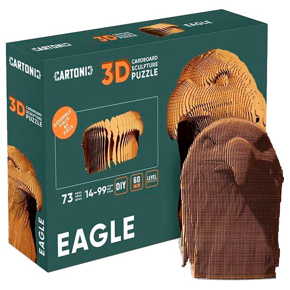 3D пазл CARTONIC EAGLE 73 эл (CARTEAG) Для кого универсально