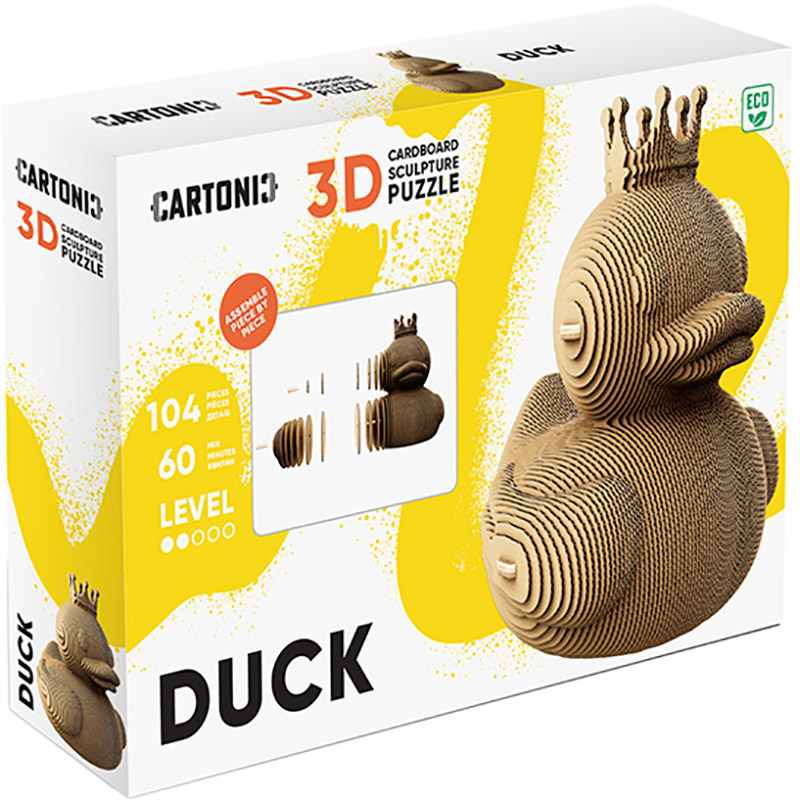 Зовнішній вигляд 3D-пазл CARTONIC 3D Puzzle DUCK (CARTDUCK)