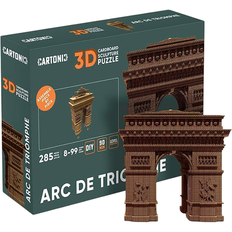 3D пазл CARTONIC ARC DE TRIOMPHE PARIS 285 ел (CARTARCP) Пазли тривимірний