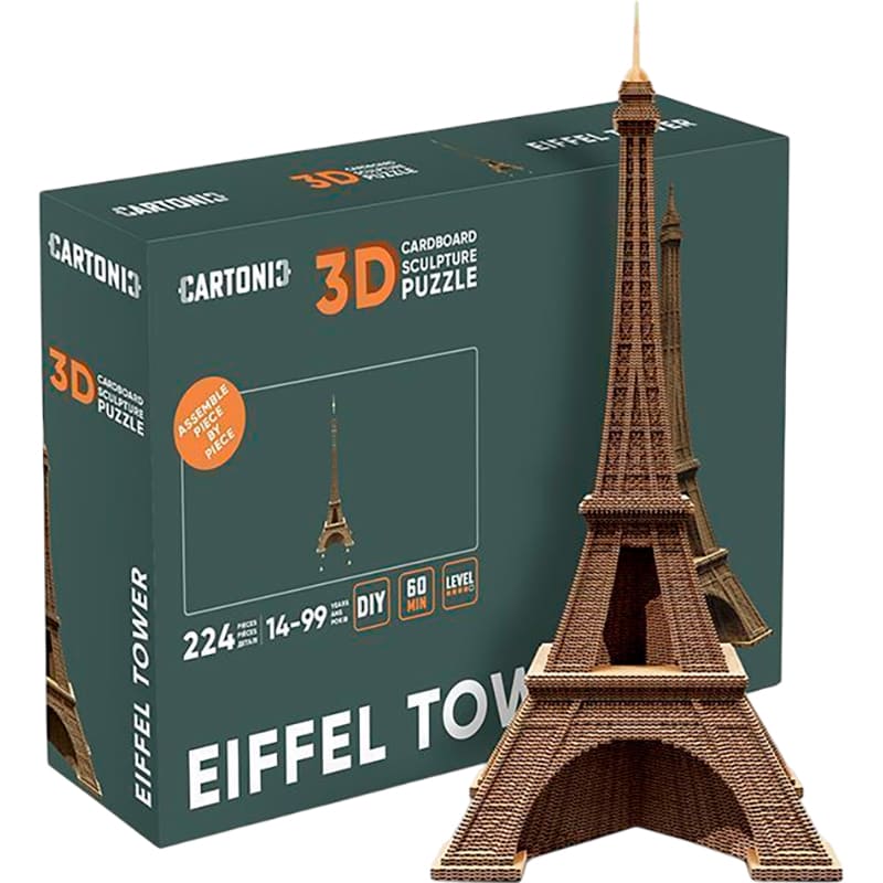 3D пазл CARTONIC EIFFEL TOWER 224 ел (CARTEIFF) Пазли тривимірний