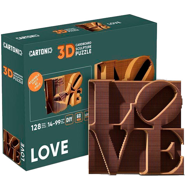 3D пазл CARTONIC LOVE 128 ел (CARTLOVE) Пазли тривимірний