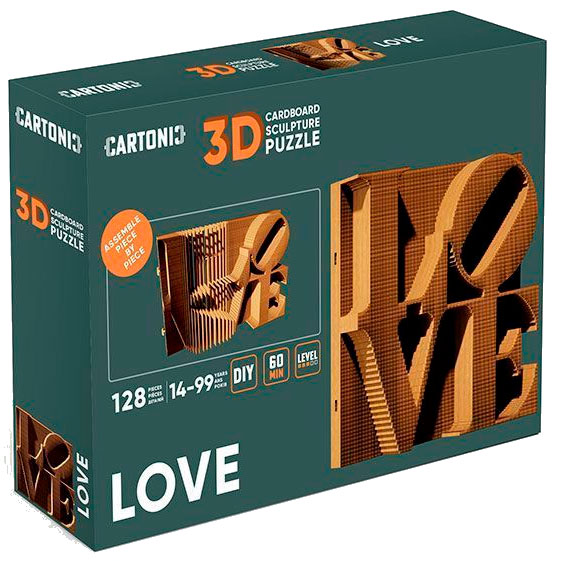 Зовнішній вигляд 3D пазл CARTONIC LOVE 128 ел (CARTLOVE)