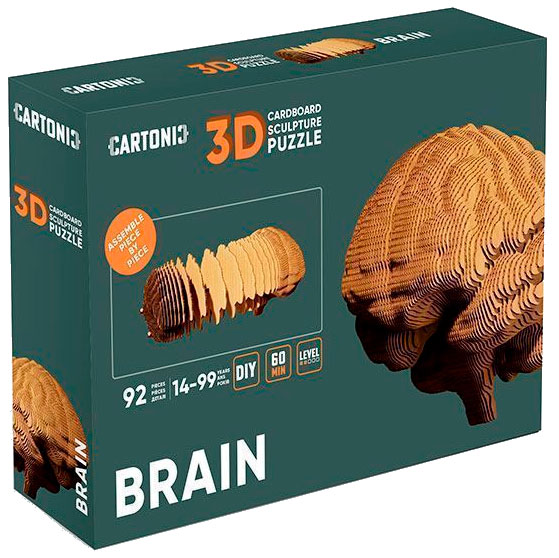 3D пазл CARTONIC BRAIN 92 эл (CARTBRAIN) Пазлы трехмерный