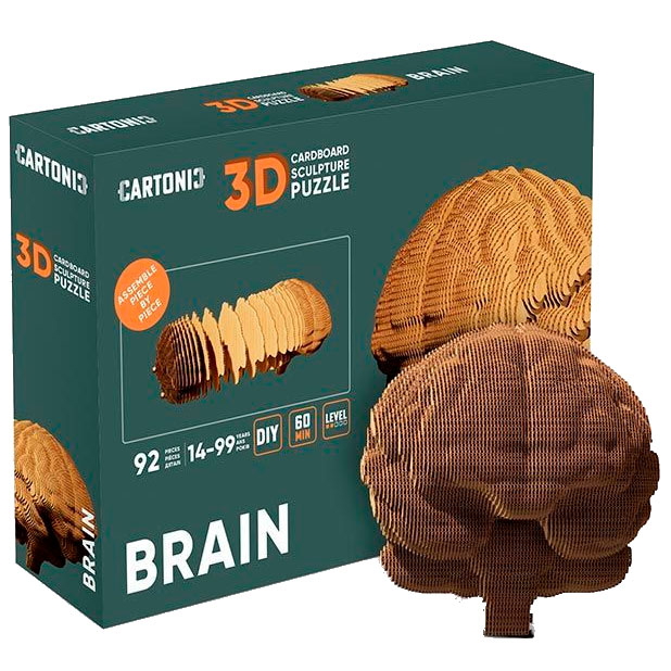 3D пазл CARTONIC BRAIN 92 эл (CARTBRAIN) Возраст от 14 лет 