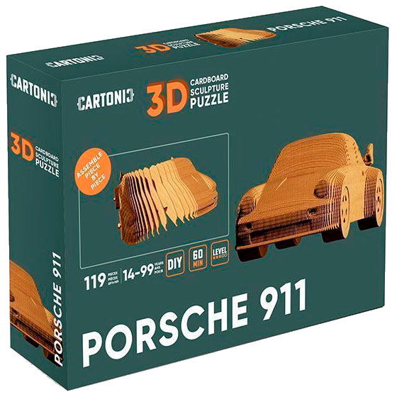 Зовнішній вигляд 3D пазл CARTONIC PORSCHE 911 119 ел (CARTPOR)